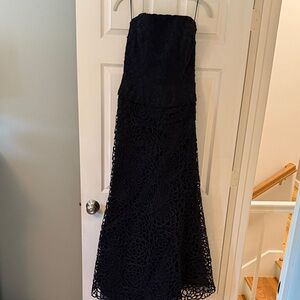 Yoly Munoz Black Strapless Dress